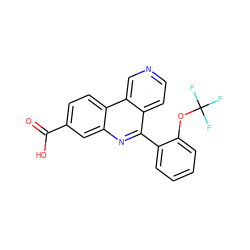 O=C(O)c1ccc2c(c1)nc(-c1ccccc1OC(F)(F)F)c1ccncc12 ZINC000059223953