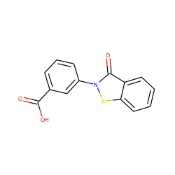 O=C(O)c1cccc(-n2sc3ccccc3c2=O)c1 ZINC000036389229