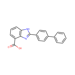 O=C(O)c1cccc2[nH]c(-c3ccc(-c4ccccc4)cc3)nc12 ZINC000113982750