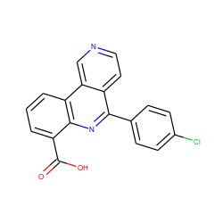 O=C(O)c1cccc2c1nc(-c1ccc(Cl)cc1)c1ccncc12 ZINC000073222532