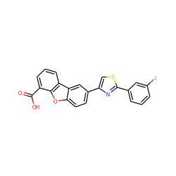 O=C(O)c1cccc2c1oc1ccc(-c3csc(-c4cccc(I)c4)n3)cc12 ZINC000064531766