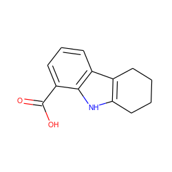 O=C(O)c1cccc2c3c([nH]c12)CCCC3 ZINC000002565607