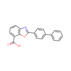 O=C(O)c1cccc2nc(-c3ccc(-c4ccccc4)cc3)oc12 ZINC000113982522