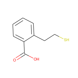 O=C(O)c1ccccc1CCS ZINC000034016929