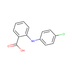 O=C(O)c1ccccc1Nc1ccc(Cl)cc1 ZINC000000347210