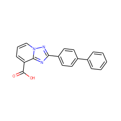 O=C(O)c1cccn2nc(-c3ccc(-c4ccccc4)cc3)nc12 ZINC000144713920