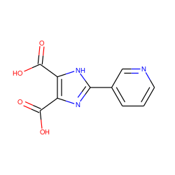 O=C(O)c1nc(-c2cccnc2)[nH]c1C(=O)O ZINC000082299306