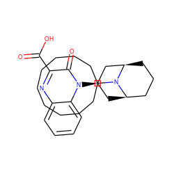 O=C(O)c1nc2ccccc2n([C@@H]2C[C@@H]3CCC[C@H](C2)N3C2CCCCCCCCC2)c1=O ZINC000114713000