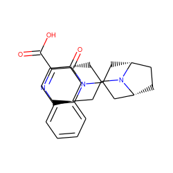 O=C(O)c1nc2ccccc2n(C2C[C@@H]3CC[C@H](C2)N3C2C[C@H]3CCC[C@H](C2)C3)c1=O ZINC000140239404