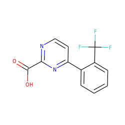 O=C(O)c1nccc(-c2ccccc2C(F)(F)F)n1 ZINC001772599305