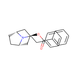 O=C(O[C@H]1C[C@@H]2CC[C@H](C1)N2CCc1ccccc1)c1ccccc1 ZINC000101644900