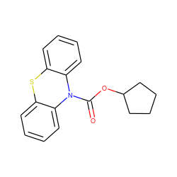 O=C(OC1CCCC1)N1c2ccccc2Sc2ccccc21 ZINC000040935202