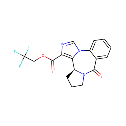 O=C(OCC(F)(F)F)c1ncn2c1[C@@H]1CCCN1C(=O)c1ccccc1-2 ZINC000103276024