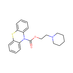 O=C(OCCN1CCCCC1)N1c2ccccc2Sc2ccccc21 ZINC000040934871