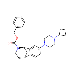 O=C(OCc1ccccc1)N1CC[C@@H]2C[C@@H]1c1cc(N3CCN(C4CCC4)CC3)ccc12 ZINC001772580651