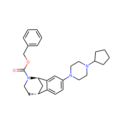 O=C(OCc1ccccc1)N1CC[C@@H]2C[C@@H]1c1cc(N3CCN(C4CCCC4)CC3)ccc12 ZINC001772601672