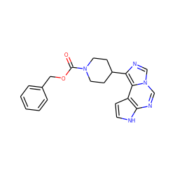 O=C(OCc1ccccc1)N1CCC(c2ncn3cnc4[nH]ccc4c23)CC1 ZINC000205549363