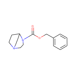 O=C(OCc1ccccc1)N1CCN2CCC1CC2 ZINC000043014394