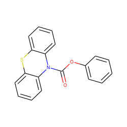 O=C(Oc1ccccc1)N1c2ccccc2Sc2ccccc21 ZINC000027529765