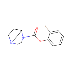 O=C(Oc1ccccc1Br)N1CCN2CCC1CC2 ZINC000042922826