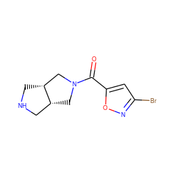 O=C(c1cc(Br)no1)N1C[C@@H]2CNC[C@@H]2C1 ZINC000114150836
