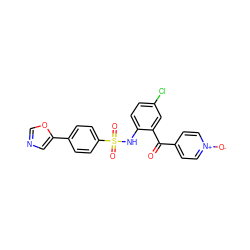 O=C(c1cc[n+]([O-])cc1)c1cc(Cl)ccc1NS(=O)(=O)c1ccc(-c2cnco2)cc1 ZINC000118212776