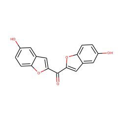 O=C(c1cc2cc(O)ccc2o1)c1cc2cc(O)ccc2o1 ZINC000028647208