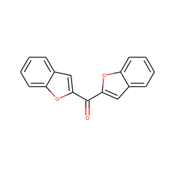 O=C(c1cc2ccccc2o1)c1cc2ccccc2o1 ZINC000008048290