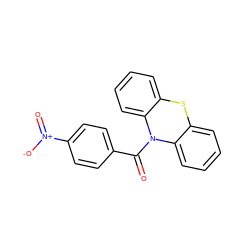 O=C(c1ccc([N+](=O)[O-])cc1)N1c2ccccc2Sc2ccccc21 ZINC000004725769