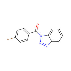 O=C(c1ccc(Br)cc1)n1nnc2ccccc21 ZINC000000064757