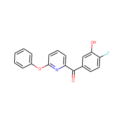 O=C(c1ccc(F)c(O)c1)c1cccc(Oc2ccccc2)n1 ZINC001772641407