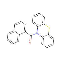 O=C(c1cccc2ccccc12)N1c2ccccc2Sc2ccccc21 ZINC000028826855