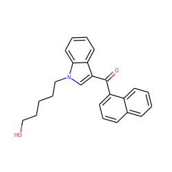 O=C(c1cccc2ccccc12)c1cn(CCCCCO)c2ccccc12 ZINC000064858572