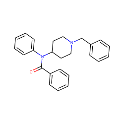 O=C(c1ccccc1)N(c1ccccc1)C1CCN(Cc2ccccc2)CC1 ZINC000013817775