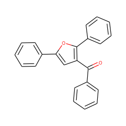 O=C(c1ccccc1)c1cc(-c2ccccc2)oc1-c1ccccc1 ZINC000026972403