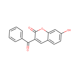 O=C(c1ccccc1)c1cc2ccc(O)cc2oc1=O ZINC000006557585