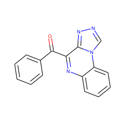 O=C(c1ccccc1)c1nc2ccccc2n2cnnc12 ZINC000064539892