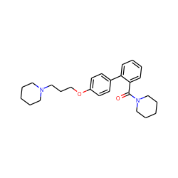 O=C(c1ccccc1-c1ccc(OCCCN2CCCCC2)cc1)N1CCCCC1 ZINC000072179466