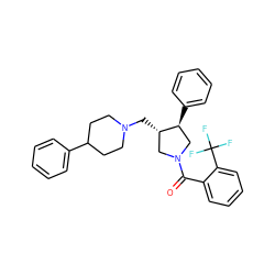 O=C(c1ccccc1C(F)(F)F)N1C[C@H](CN2CCC(c3ccccc3)CC2)[C@@H](c2ccccc2)C1 ZINC000026652922