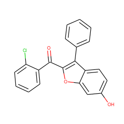 O=C(c1ccccc1Cl)c1oc2cc(O)ccc2c1-c1ccccc1 ZINC000013818638