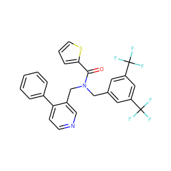 O=C(c1cccs1)N(Cc1cc(C(F)(F)F)cc(C(F)(F)F)c1)Cc1cnccc1-c1ccccc1 ZINC000096285075