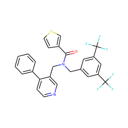 O=C(c1ccsc1)N(Cc1cc(C(F)(F)F)cc(C(F)(F)F)c1)Cc1cnccc1-c1ccccc1 ZINC000096285074