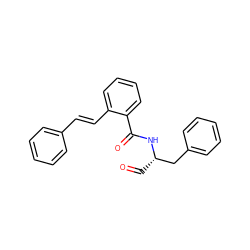 O=C[C@@H](Cc1ccccc1)NC(=O)c1ccccc1/C=C/c1ccccc1 ZINC000013441374