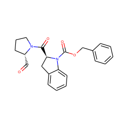 O=C[C@@H]1CCCN1C(=O)[C@@H]1Cc2ccccc2N1C(=O)OCc1ccccc1 ZINC000027654931