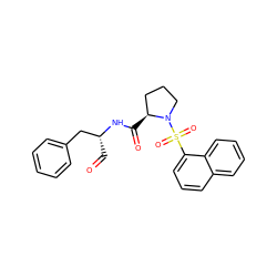 O=C[C@H](Cc1ccccc1)NC(=O)[C@H]1CCCN1S(=O)(=O)c1cccc2ccccc12 ZINC000036287376