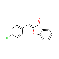 O=C1/C(=C/c2ccc(Cl)cc2)Oc2ccccc21 ZINC000001635386