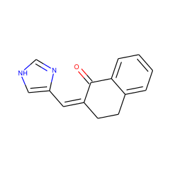 O=C1/C(=C\c2c[nH]cn2)CCc2ccccc21 ZINC000013746657