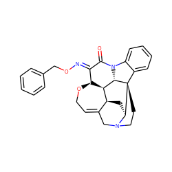 O=C1/C(=N/OCc2ccccc2)[C@@H]2OCC=C3CN4CC[C@]56c7ccccc7N1[C@H]5[C@H]2[C@H]3C[C@H]46 ZINC001772586326