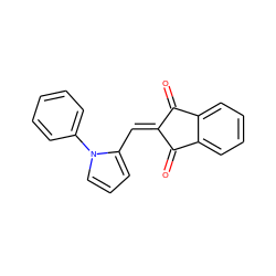 O=C1C(=Cc2cccn2-c2ccccc2)C(=O)c2ccccc21 ZINC000000119325