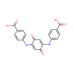 O=C1C=C(Nc2ccc(C(=O)O)cc2)C(=O)C=C1Nc1ccc(C(=O)O)cc1 ZINC000111913546